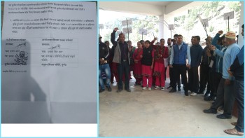 सुर्नयामा आन्दोलनरत अनुदान शिक्षक र गाउँपालिकाबीच १३ प्रतिशत तलब वृद्धि गर्ने सहमति
