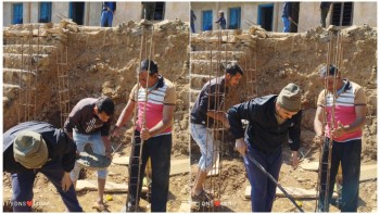 स्वर्गीय बुवाको स्मृतिमा सरस्वतीको मन्दिर निर्माण