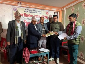 नेपाल निर्माण उद्योग परिषध बैतडीको अध्यक्षमा भुवन जोशी