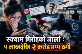 स्क्याम गिरोहको जालो : ५ लाखदेखि २ करोडसम्म ठगी