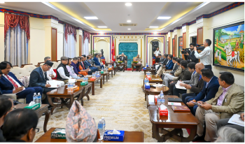 राष्ट्रपति पौडेल र राजनीतिक दलबीच छलफल