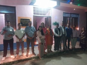 मन्त्री भण्डारीको गृह जिल्ला बैतडीमा दीप प्रज्वलन गर्दै खुसियाली 