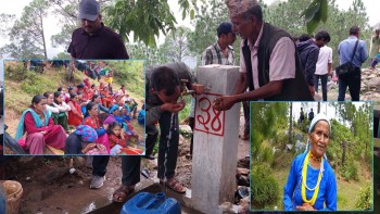 बैतडी: घरघरमा धारा बनेपछि लगन ठुलीसैनीका स्थानीय दङ्ग