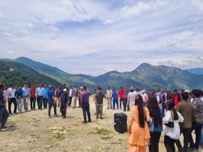 सुदूरपश्चिम समाज रामेछापले देउडा खेलेर मनायो गौरा पर्व