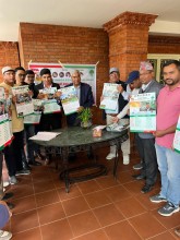 सभापति देउवाद्वारा बैतडी–काठमाडौं उपत्यका सम्पर्क समितिको भित्तेपात्रो विमोचन