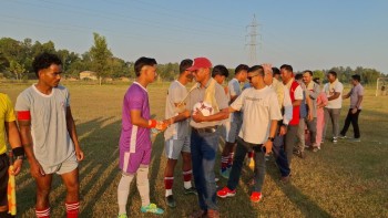 कैलालीमा मदन भण्डारी कप फुटबल प्रतियोगिता सुरु, सहाराको विजयी सुरुवात